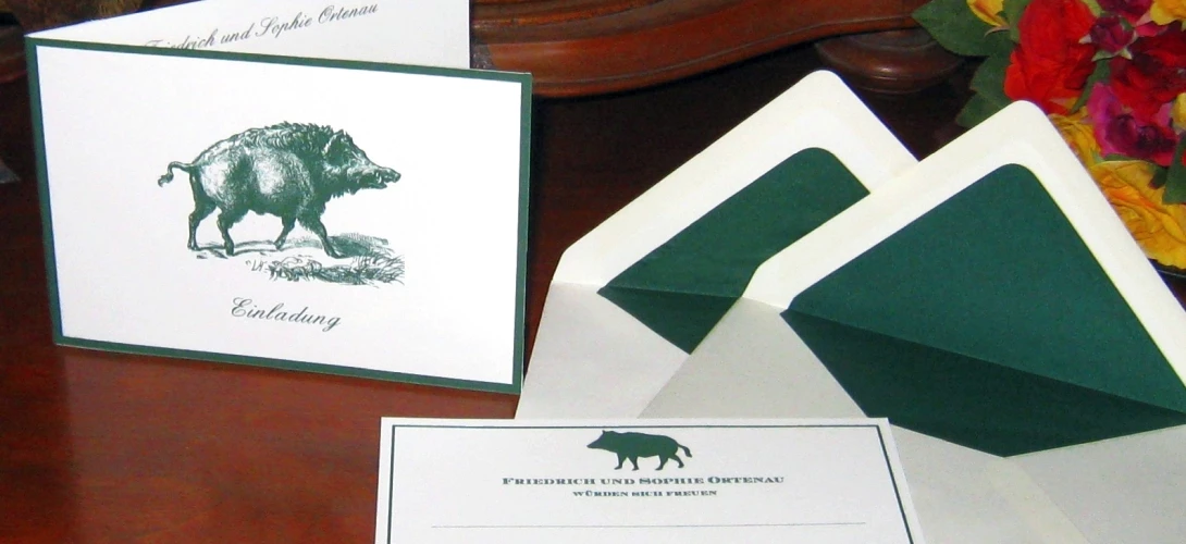 Druckateur - Einladungskarten zur Jagd als Jagdeinladung selbst gestalten in der Online Druckerei